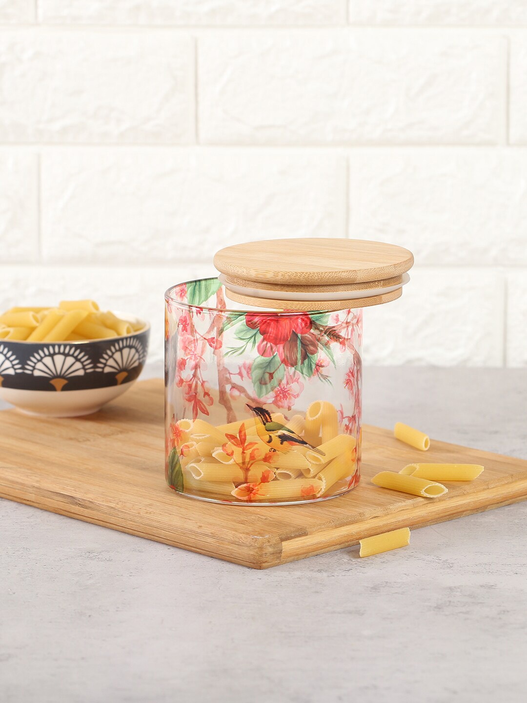 

India Circus by Krsnaa Mehta Transparent & Red Dishwasher & Microwave Safe Kitchen Storage
