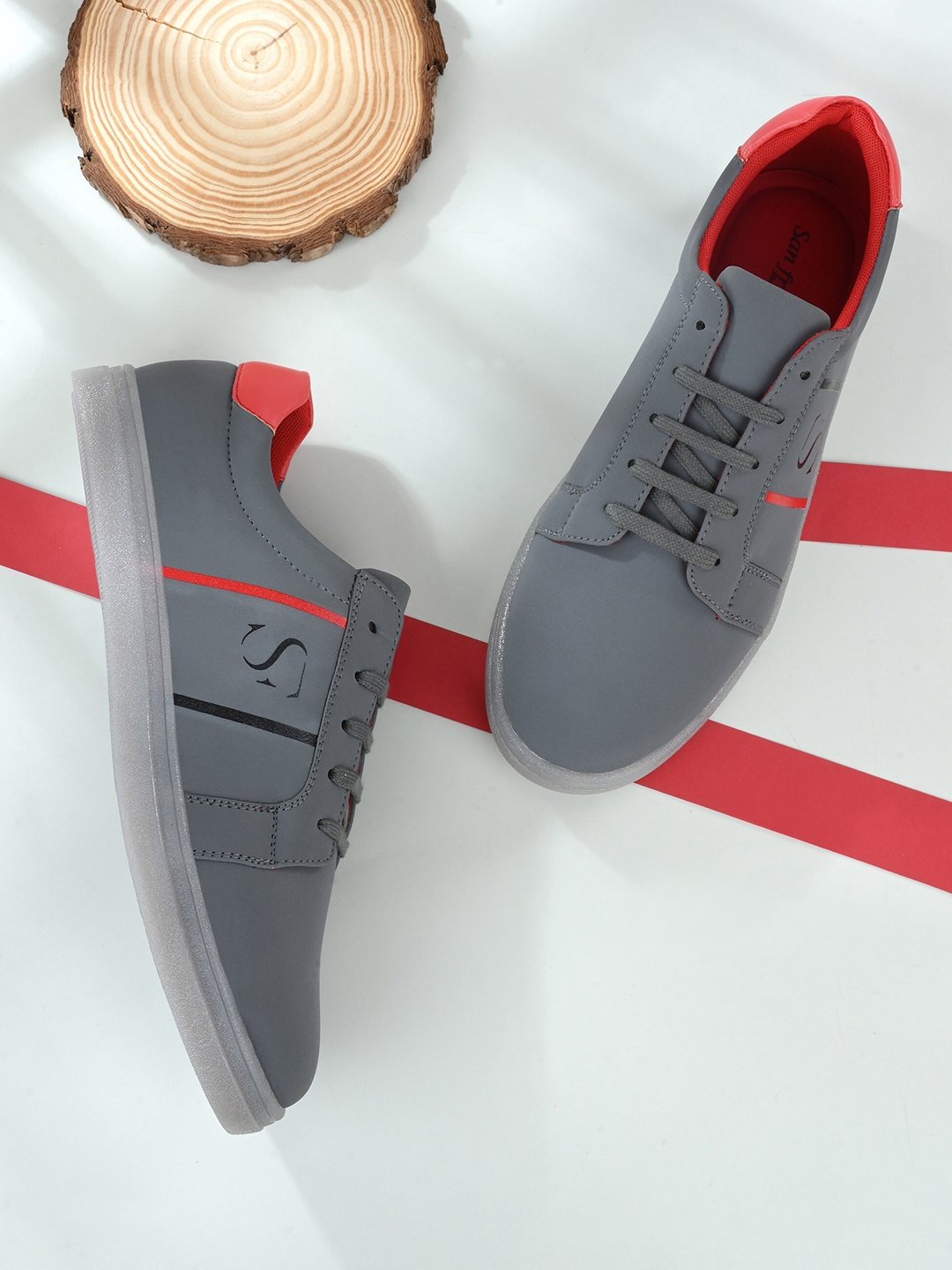 

San Frissco Men Grey Casual Sneakers