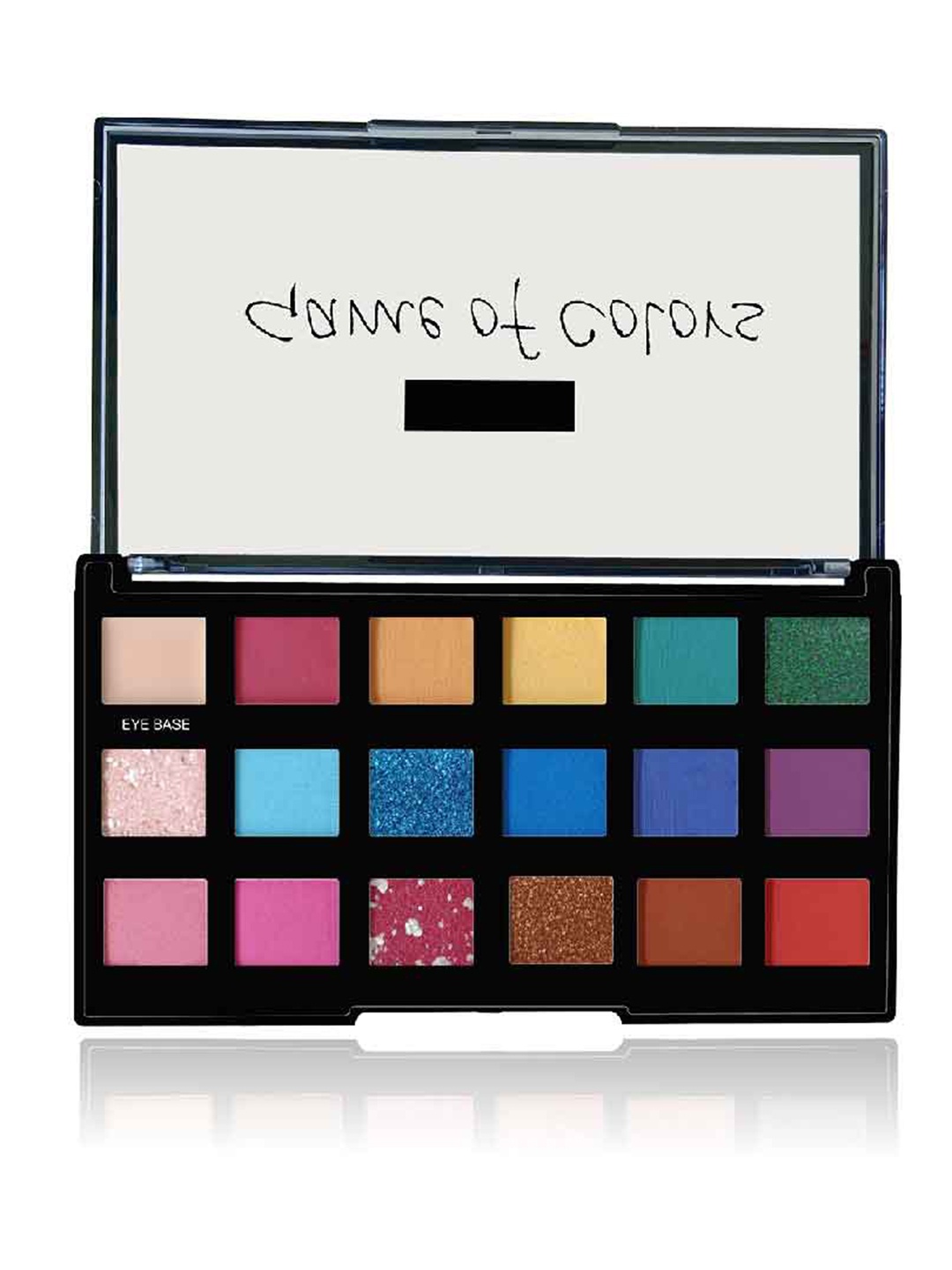 

FLiCKA 18 Shades Game Of Colors Eyeshadow Palette 18g - On The Beach 04, Multi