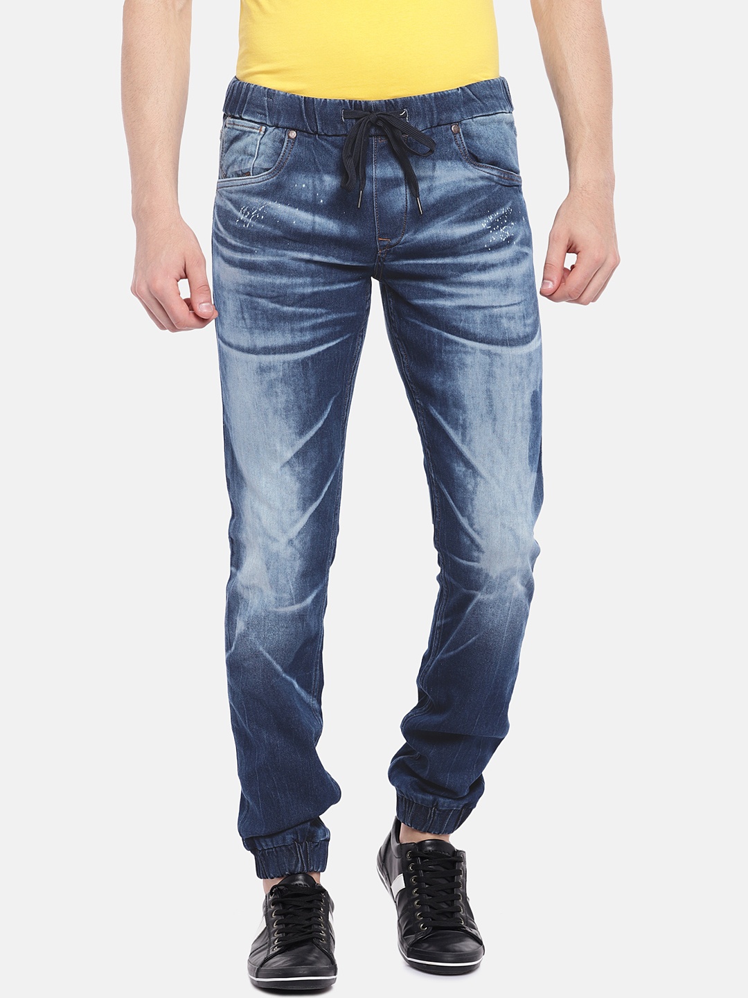 

Jack & Jones Men Navy Blue Slim Fit Low-Rise Stretchable Jogg Jeans