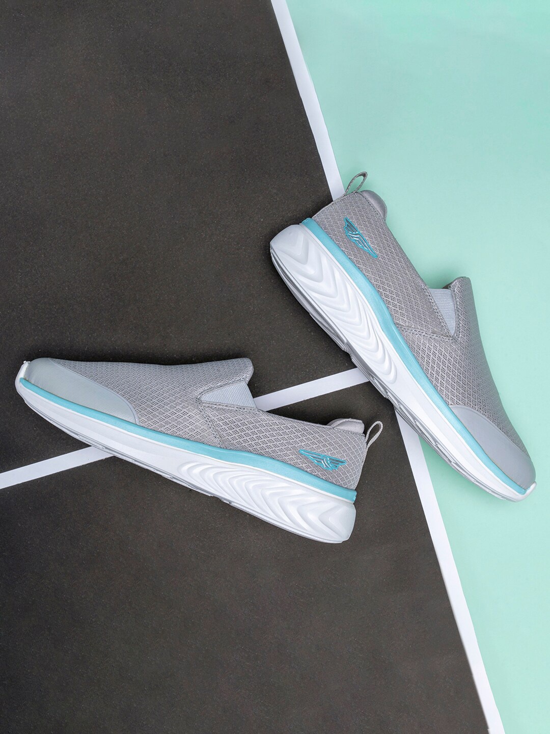 

Red Tape Women Grey Mesh Walking Shoes