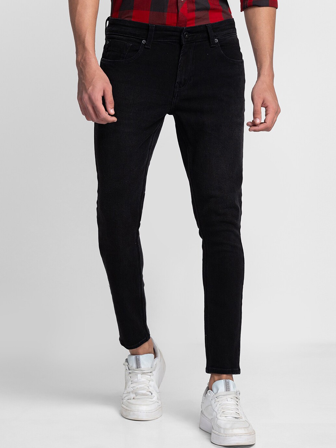 

SPYKAR Men Black Slim Fit Jeans