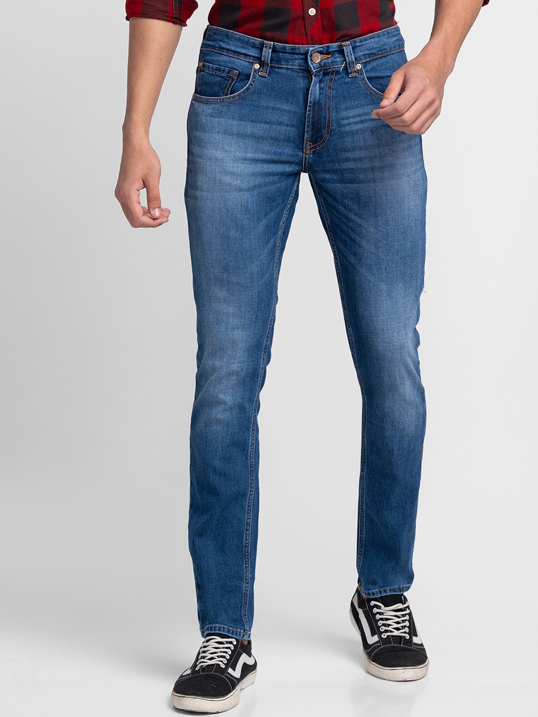 

SPYKAR Men Blue Heavy Fade Jeans