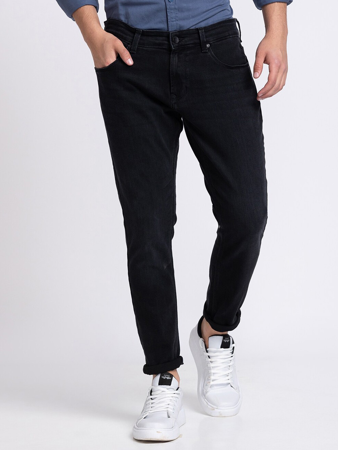 

SPYKAR Men Black Slim Fit Jeans