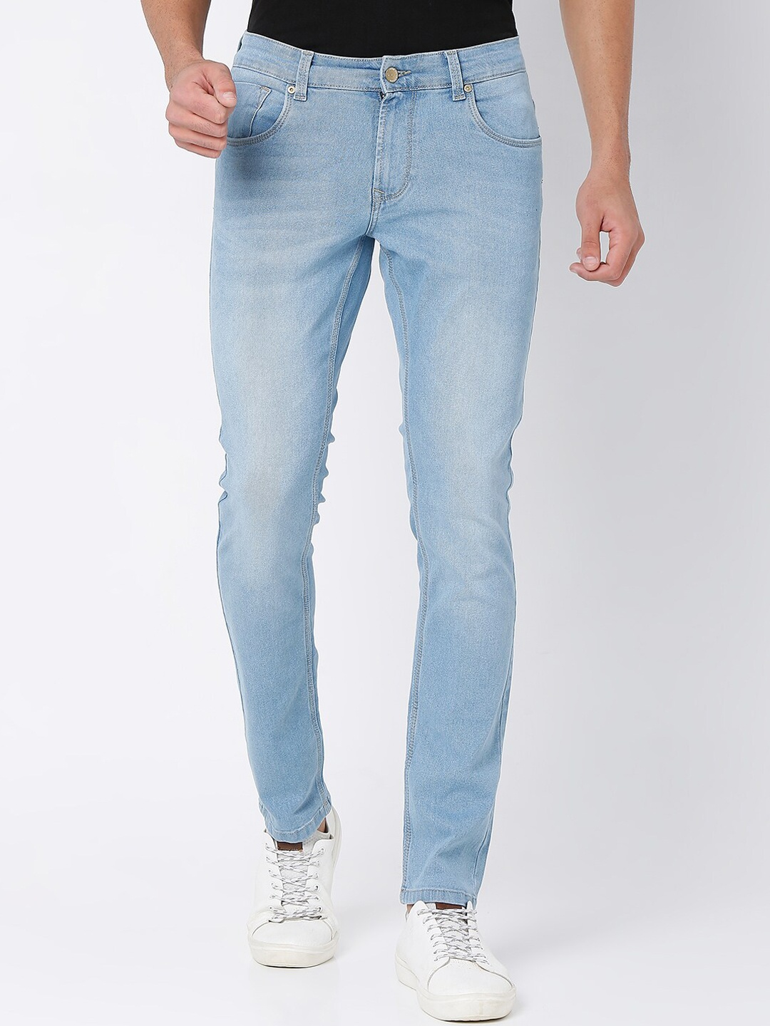 

SPYKAR Men Blue Skinny Fit Heavy Fade Jeans