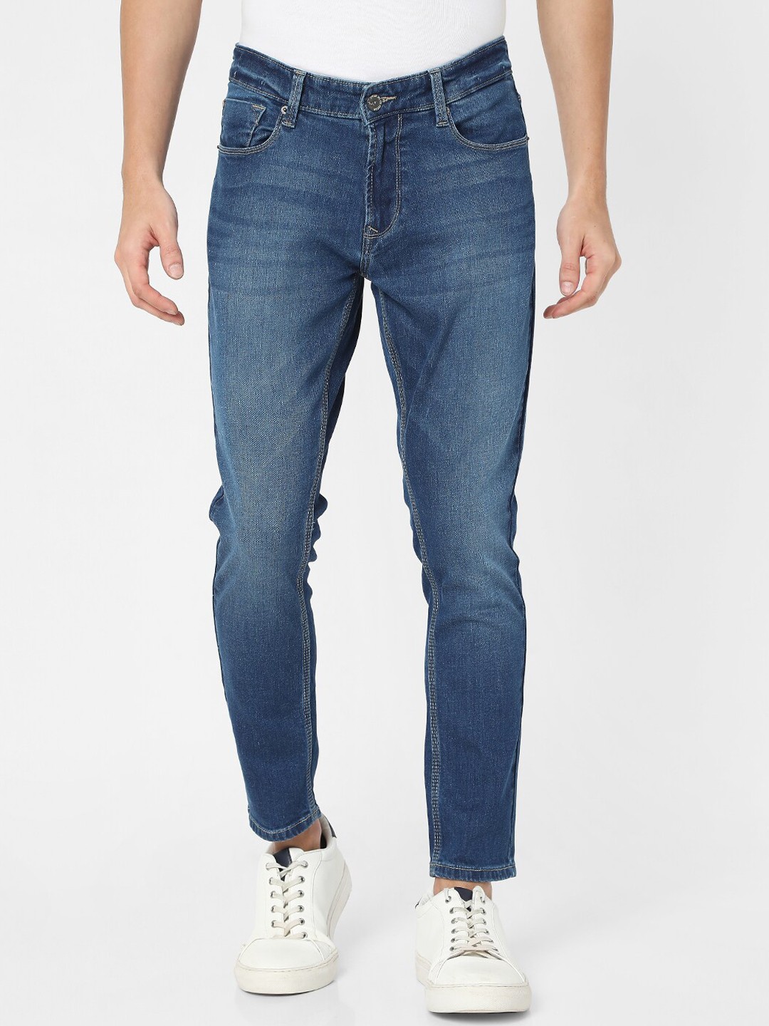

SPYKAR Men Blue Skinny Fit Light Fade Jeans