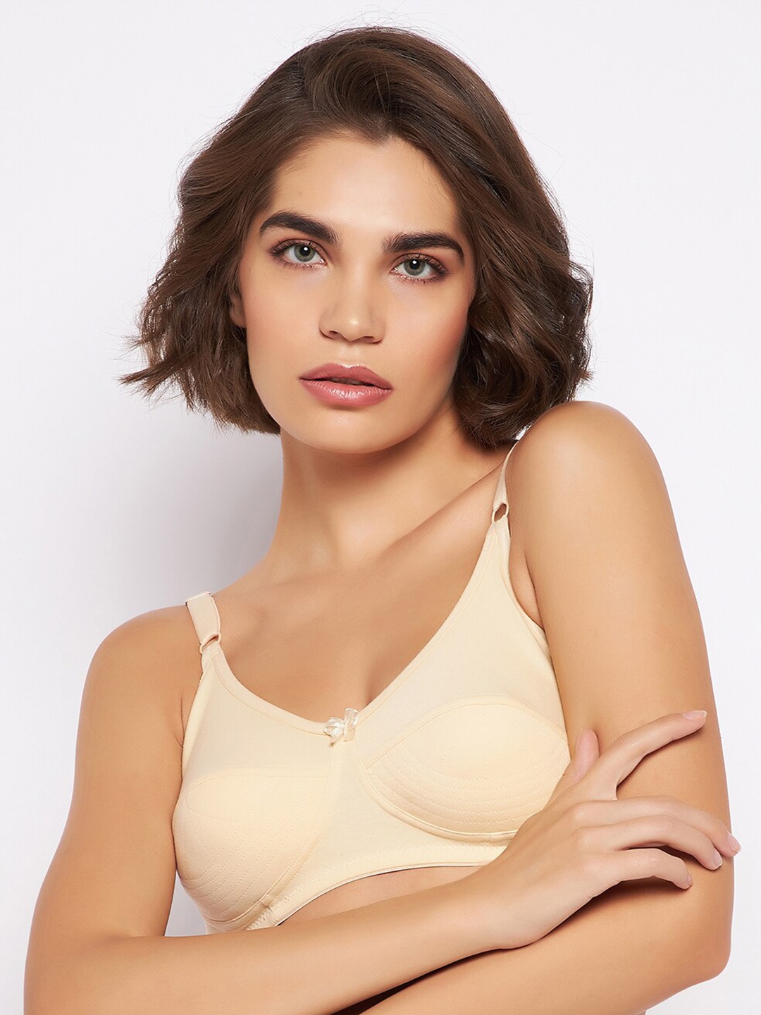 

Clovia Non-Padded Non-Wired Full Cup Bra, Beige