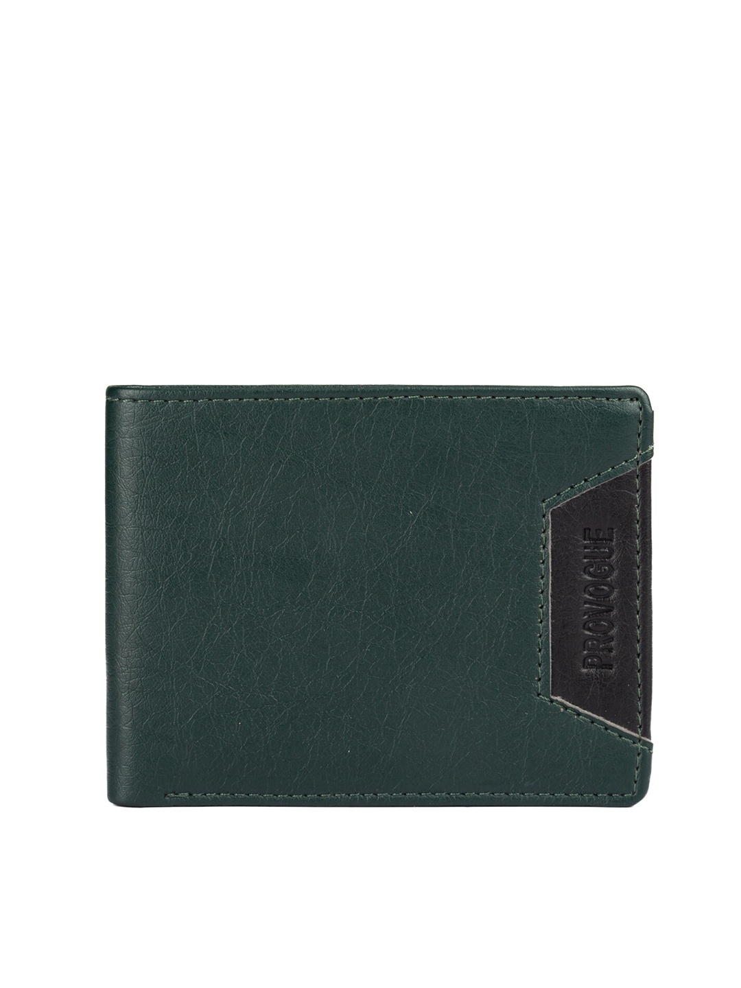 

Provogue Men Green Two Fold Wallet