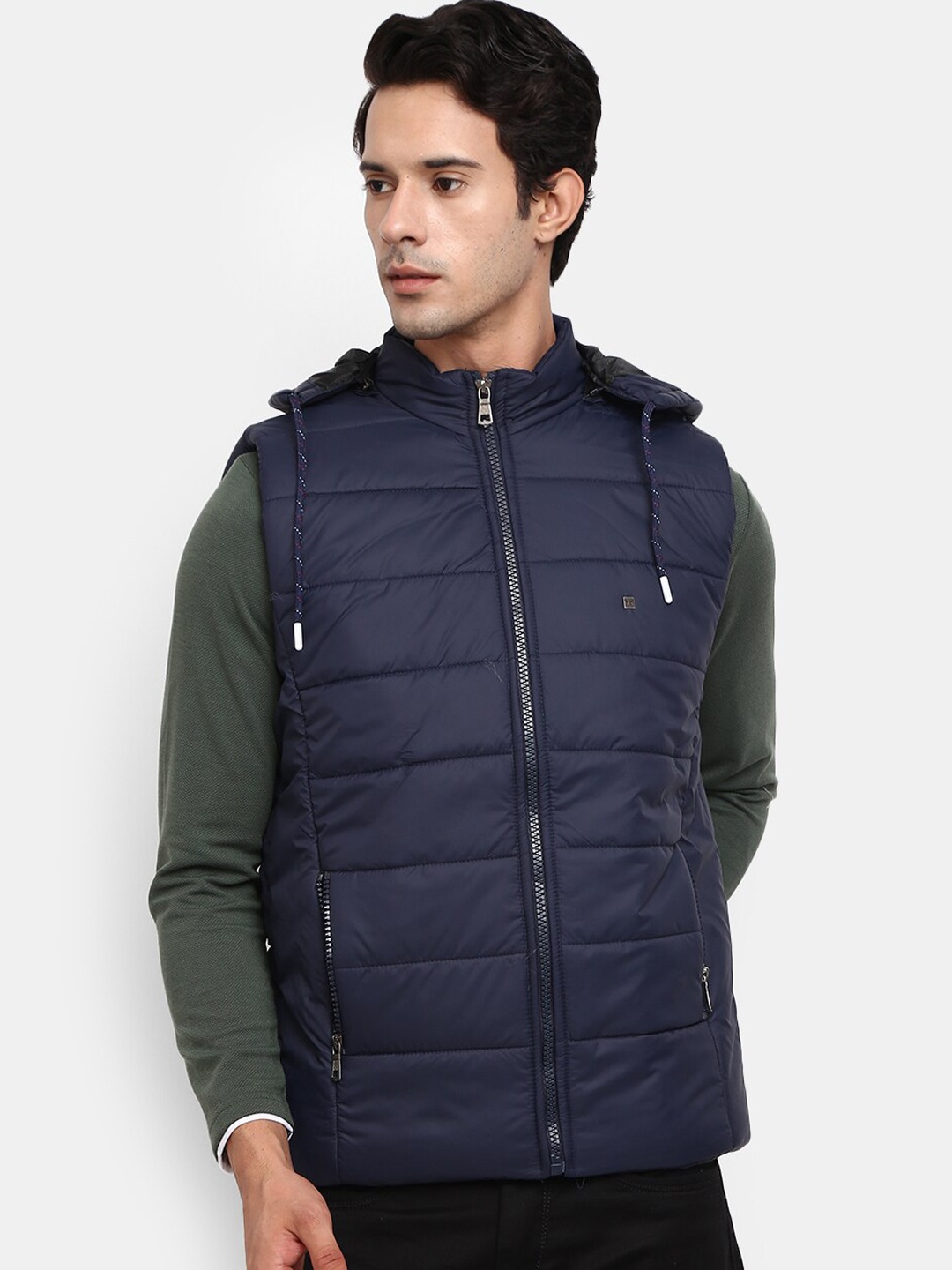 

V-Mart Men Navy Blue Outdoor Padded Jacket