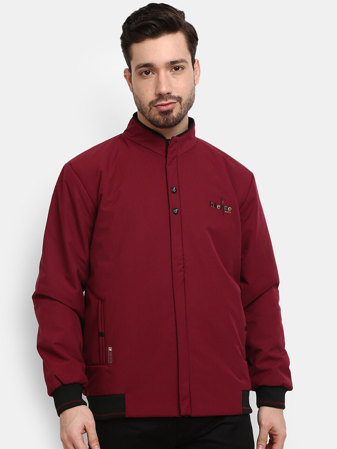 

V-Mart Men Maroon Outdoor Bomber Jacket