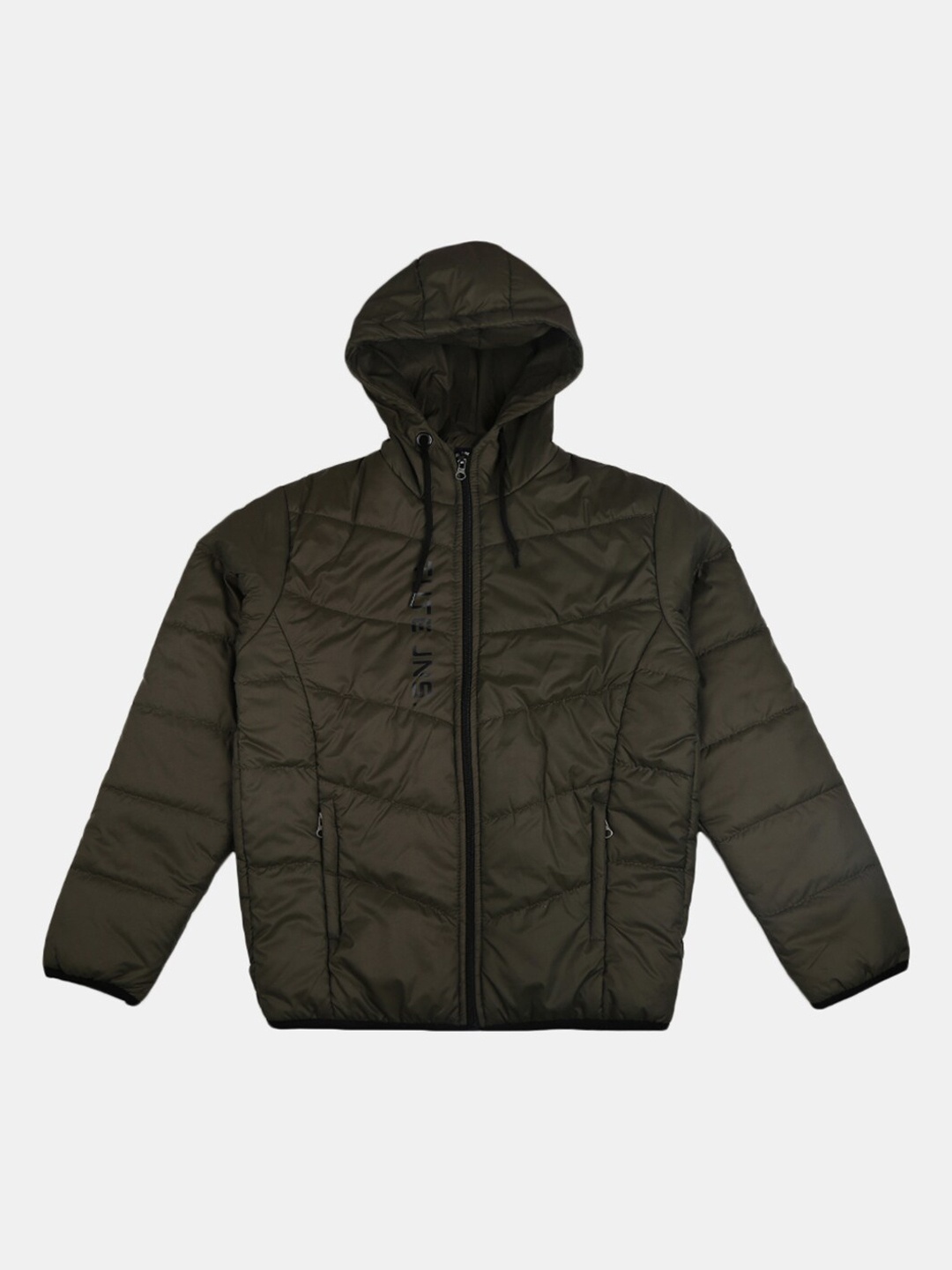 

V-Mart Boys Olive Green Outdoor Puffer Jacket