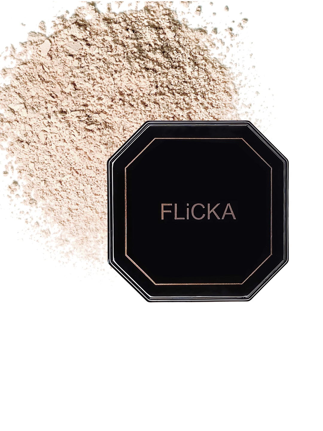 

FLiCKA Dust It Off Matte Finish Translucent Loose Powder 7g - Skin, Beige
