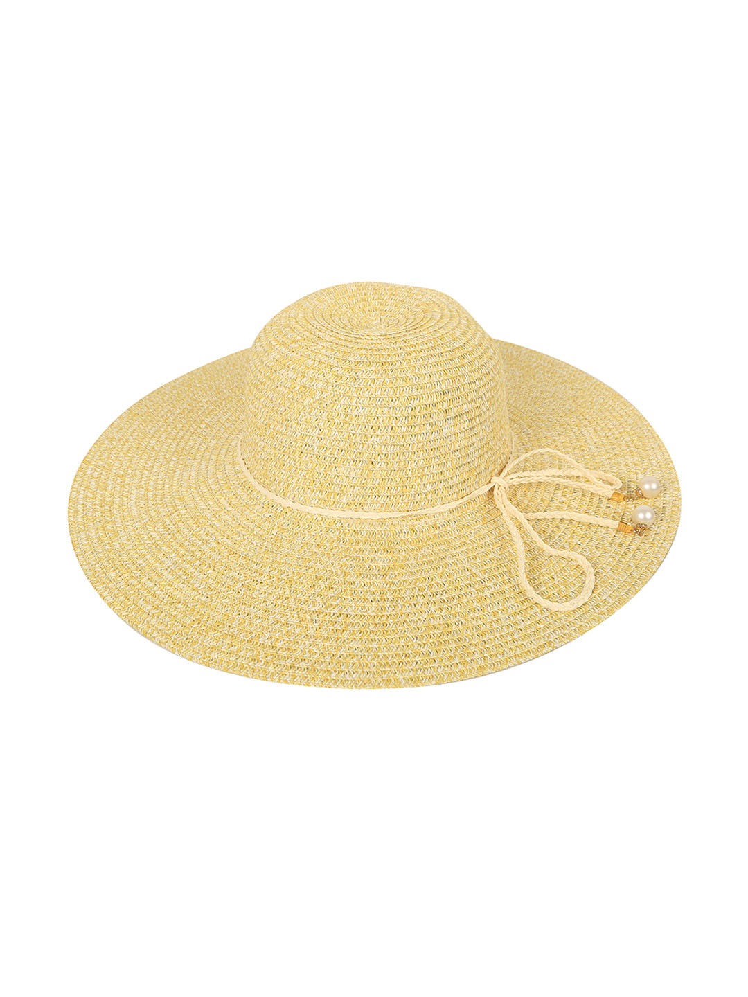 

FabSeasons Women Yellow Sun Hat