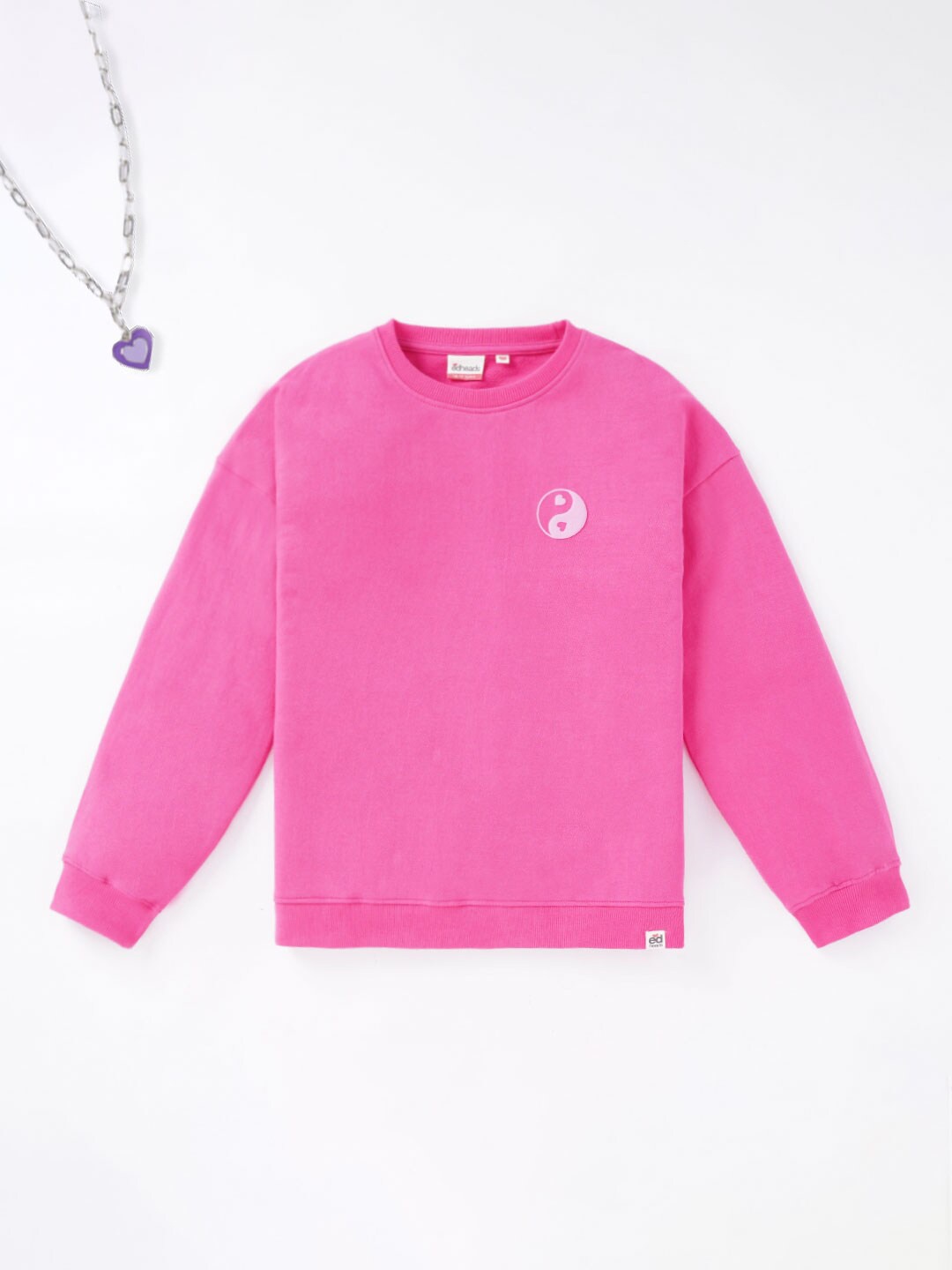 

edheads Girls Pink Cotton Sweatshirt