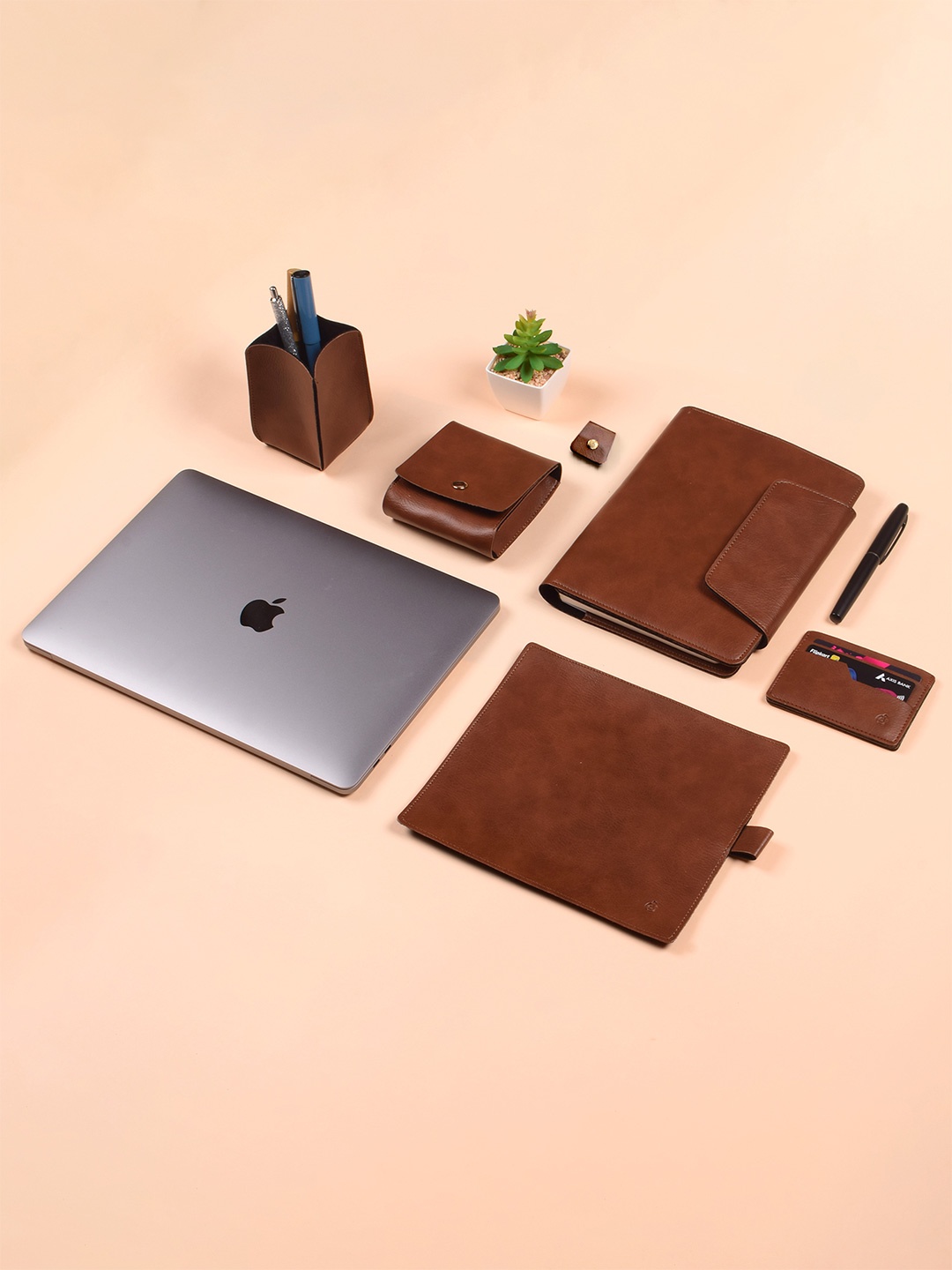 

Doodle Brown Luxury Journal Kit Gift Set