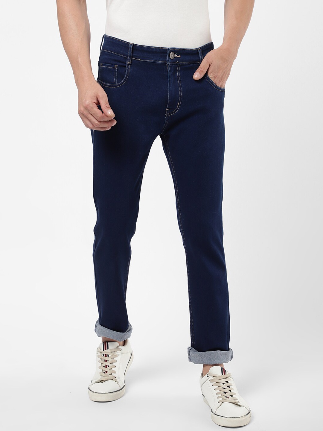 

R&B Men Blue Slim Fit Jeans