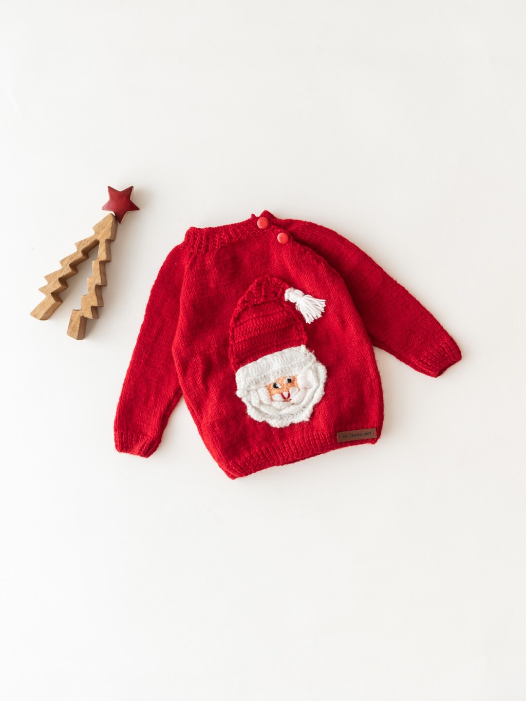 

The Original Knit Infants Kids Red & White Pullover Sweater