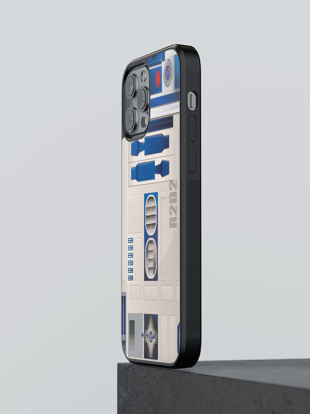 

macmerise Off-White & Blue Printed iPhone 12 Pro Bumper Phone Case