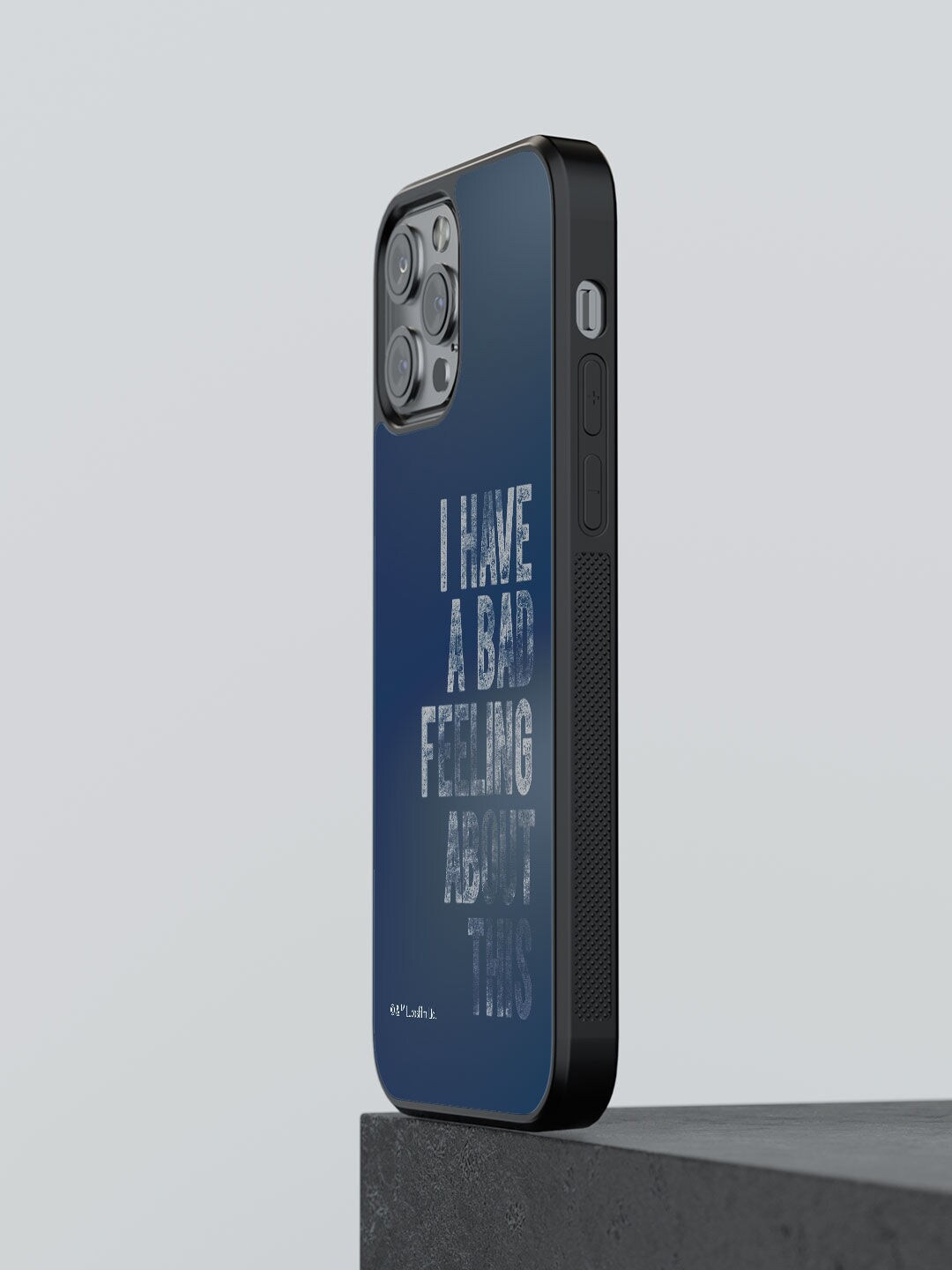 

macmerise Blue & White Printed iPhone 12 Pro Bumper Back Case