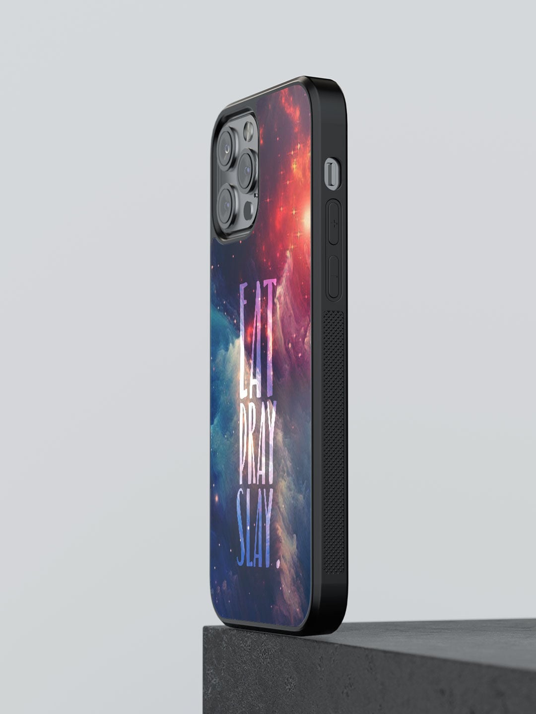

macmerise Blue & Red Printed iPhone 12 Pro Bumper Phone Back Case