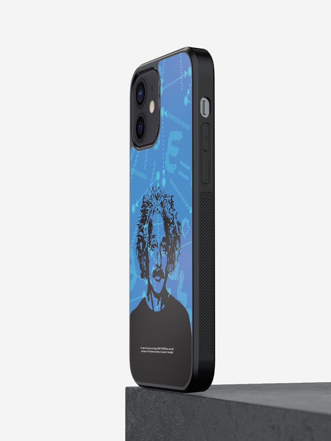 

macmerise Blue Printed Wise Albert Einstein iPhone 12 Mini Back Case