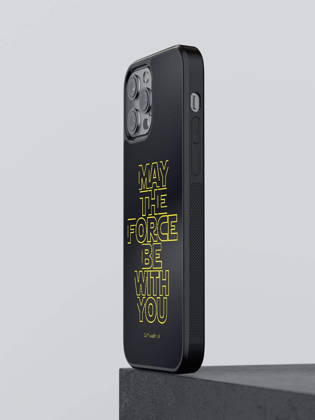 

macmerise Black & Yellow Classic Star Wars iPhone 12 Pro Bumper Mobile Phone Case