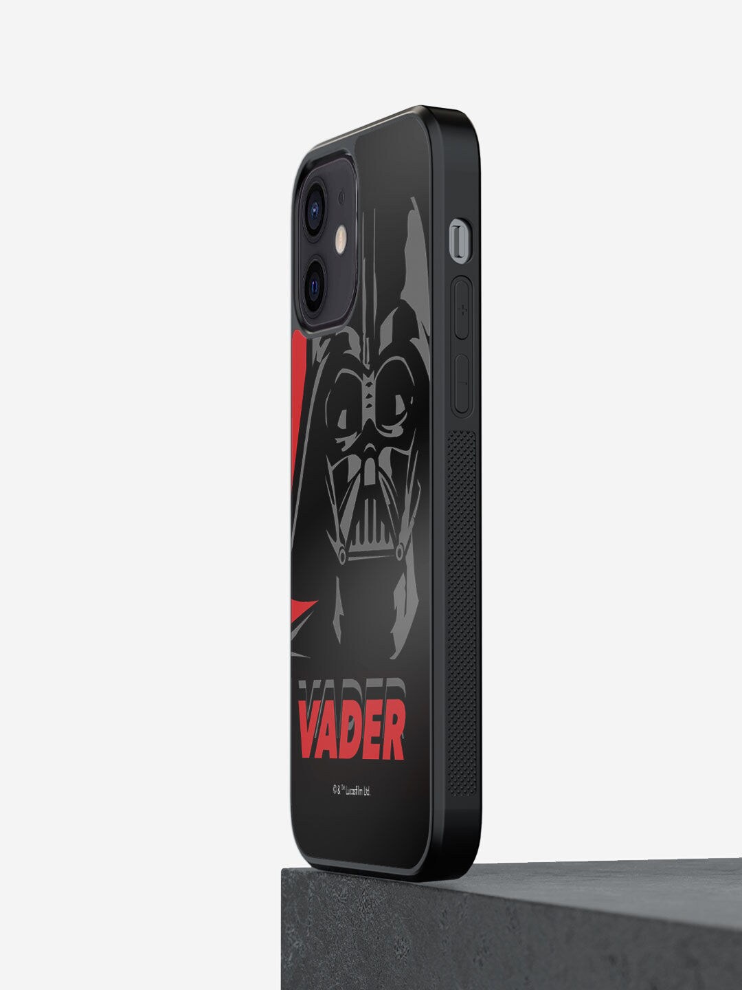 

macmerise Black Printed iPhone 12 Mini Bumper Phone Back Case