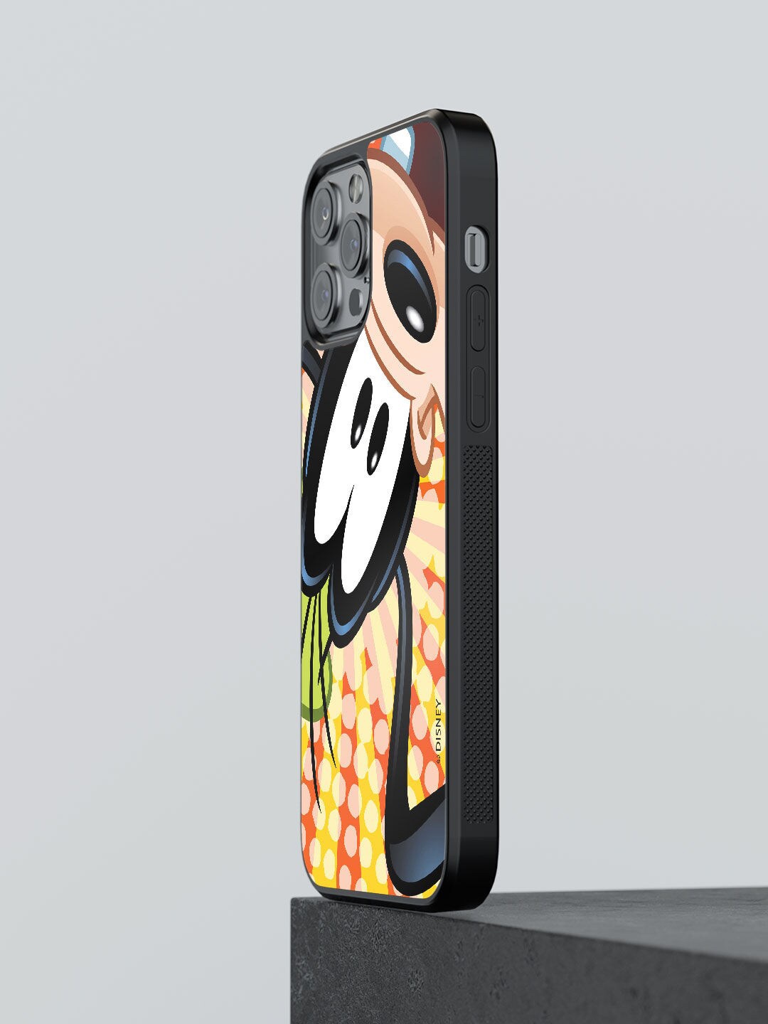 

macmerise Peach & White Printed Rubber iPhone 12 Pro Bumper Phone Back Case