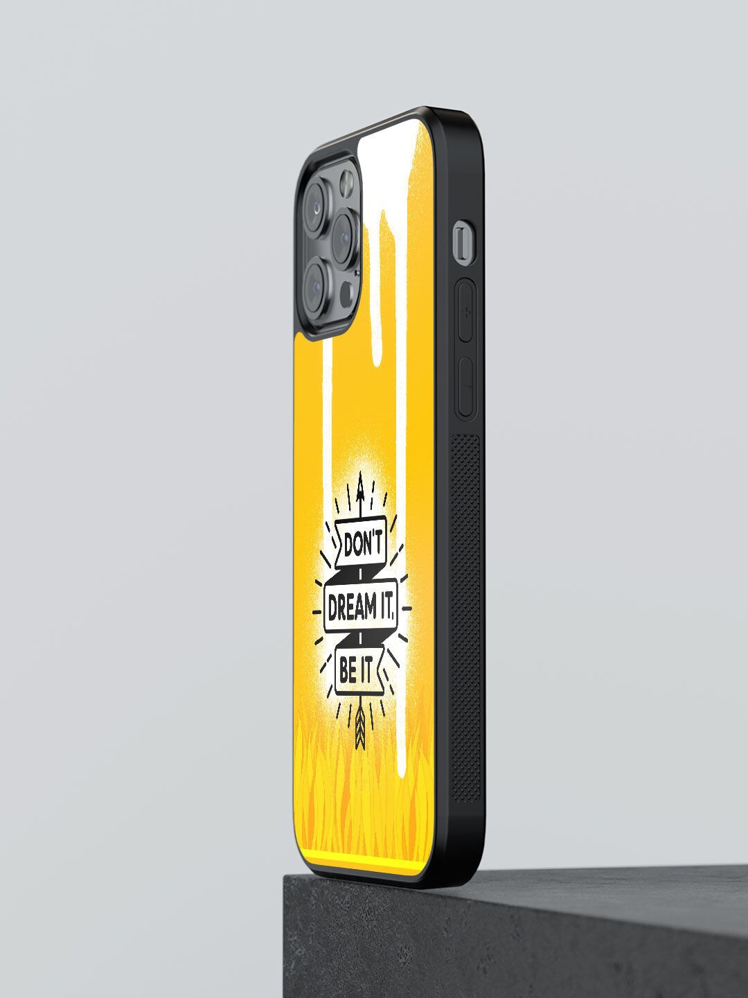 

macmerise Yellow & White iPhone 12 Pro Bumper Phone Case