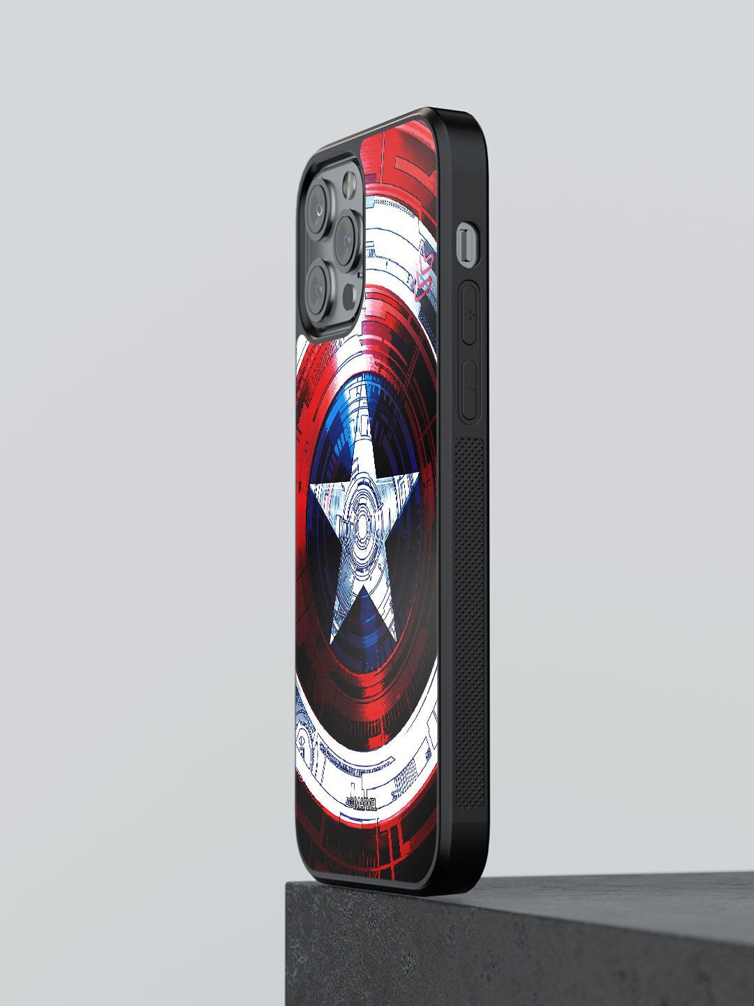 

macmerise Red & Blue Printed iPhone 12 Pro Back Case