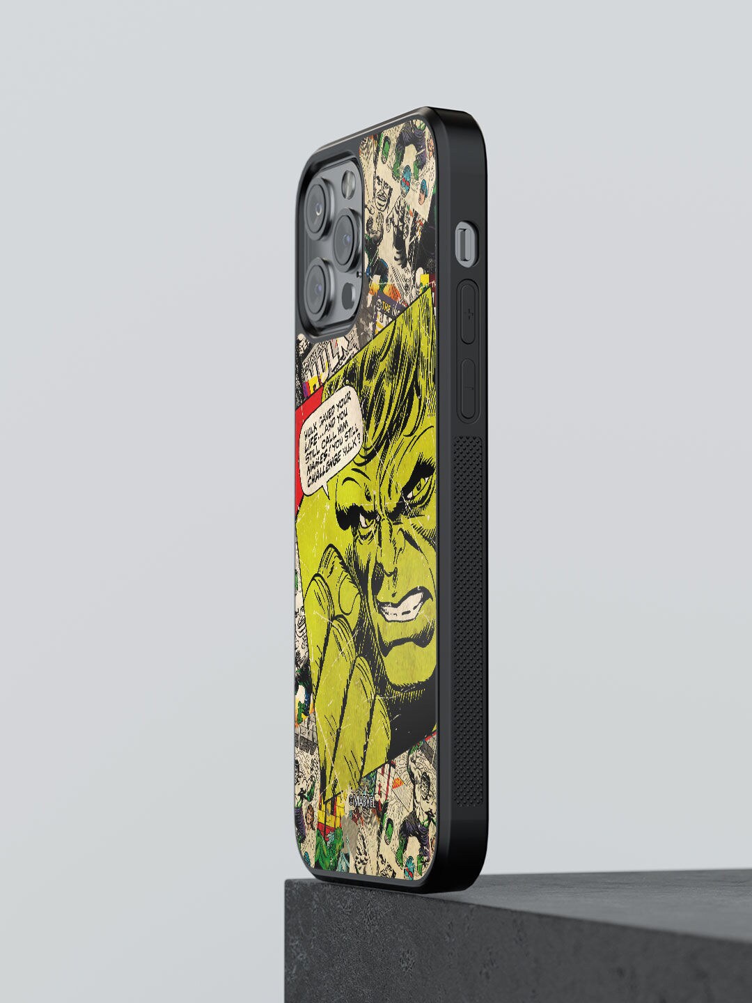 

macmerise Green & Beige Hulk Printed Rubber iPhone 12 Pro Back Case