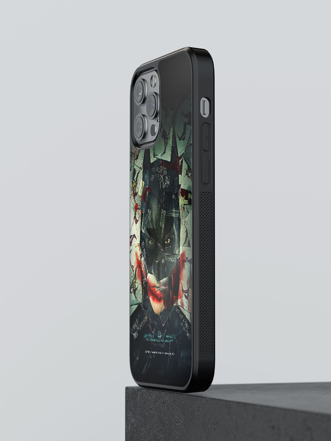 

macmerise Black Bat Joker Design Printed iPhone 12 Pro Back Case