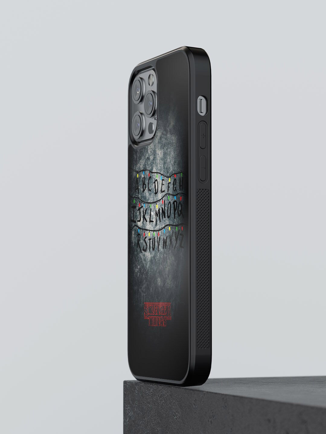 

macmerise Black & Red I am right here Design iPhone 12 Pro Bumper Phone Back Case