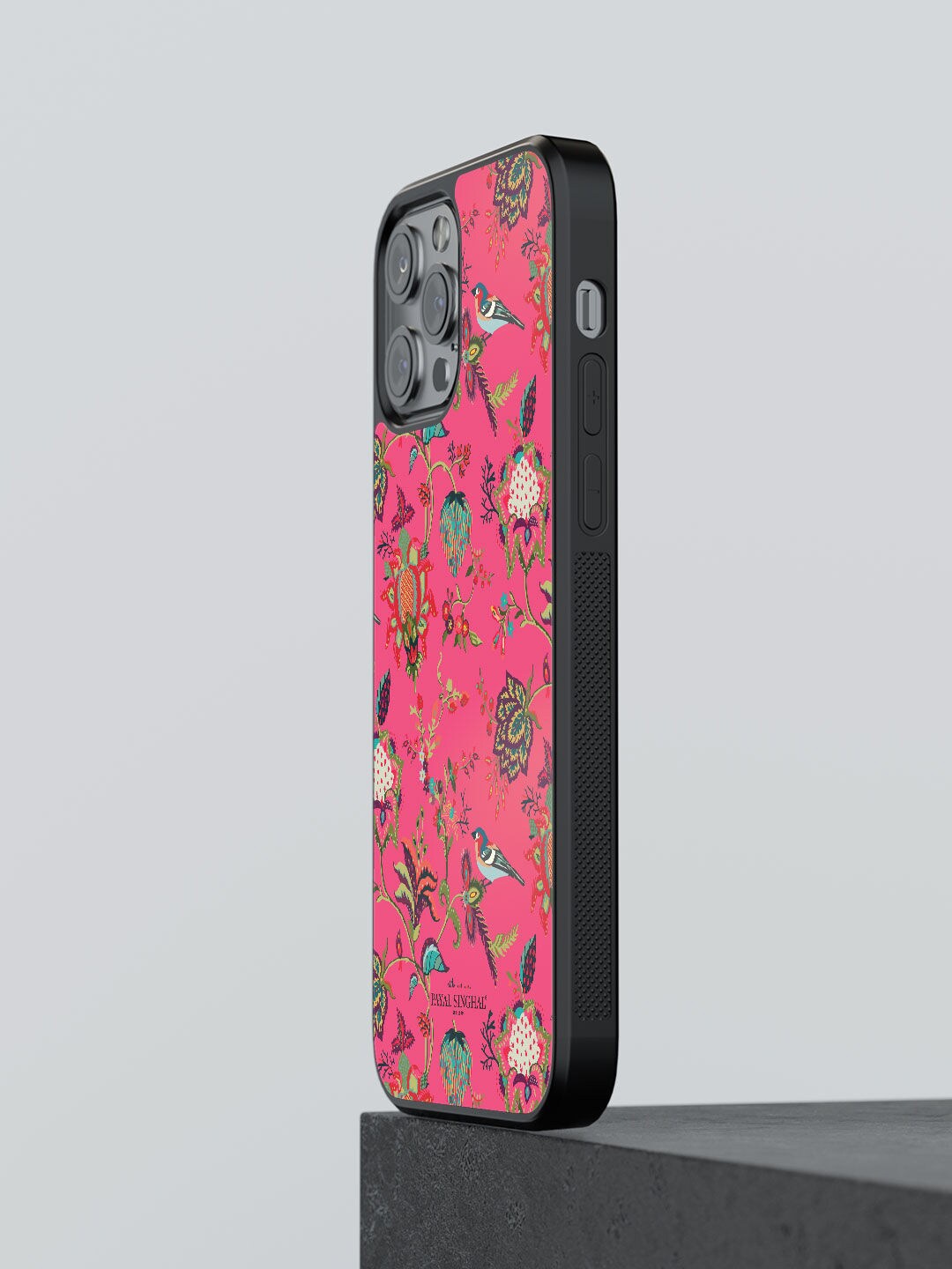 

macmerise Pink Payal Singhal Chidiya Design Printed iPhone 12 Pro Back Case