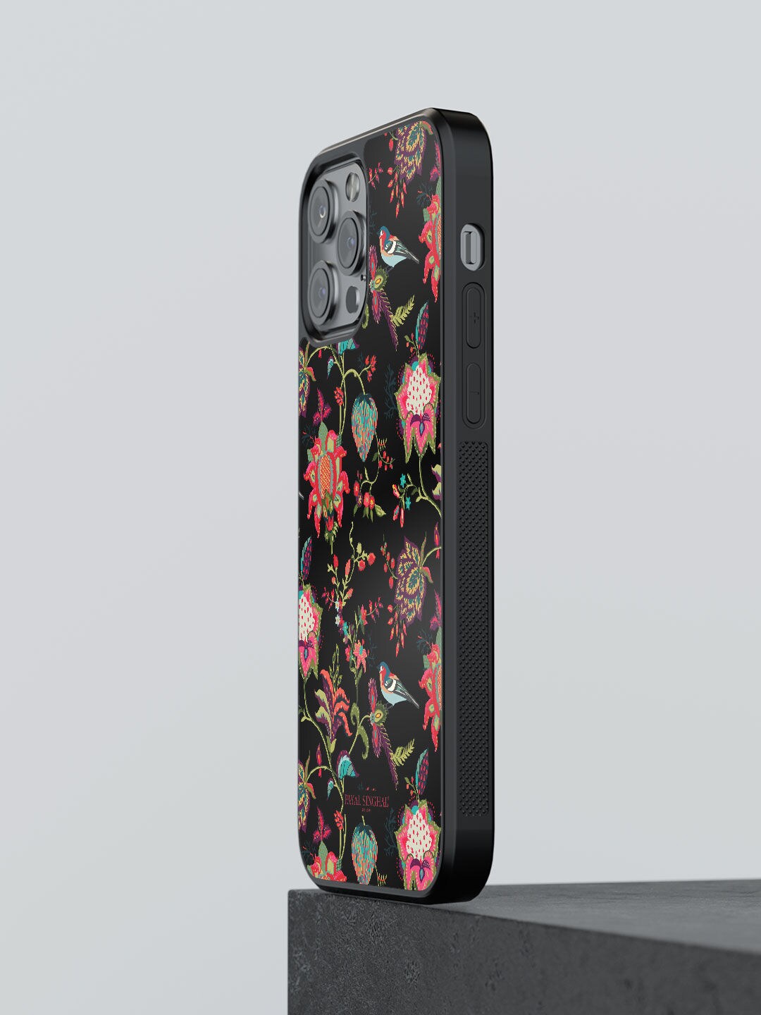 

macmerise Black Payal Singhal Chidiya Black Design iPhone 12 Pro Bumper Case
