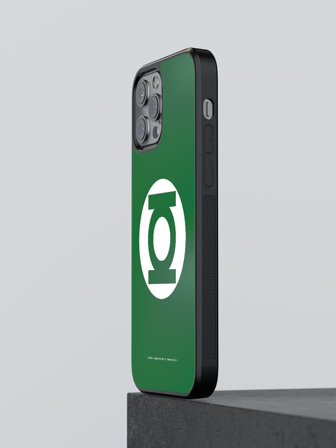

macmerise Green & White Logo Green Lantern Design Printed iPhone 12 Pro Bumper Case