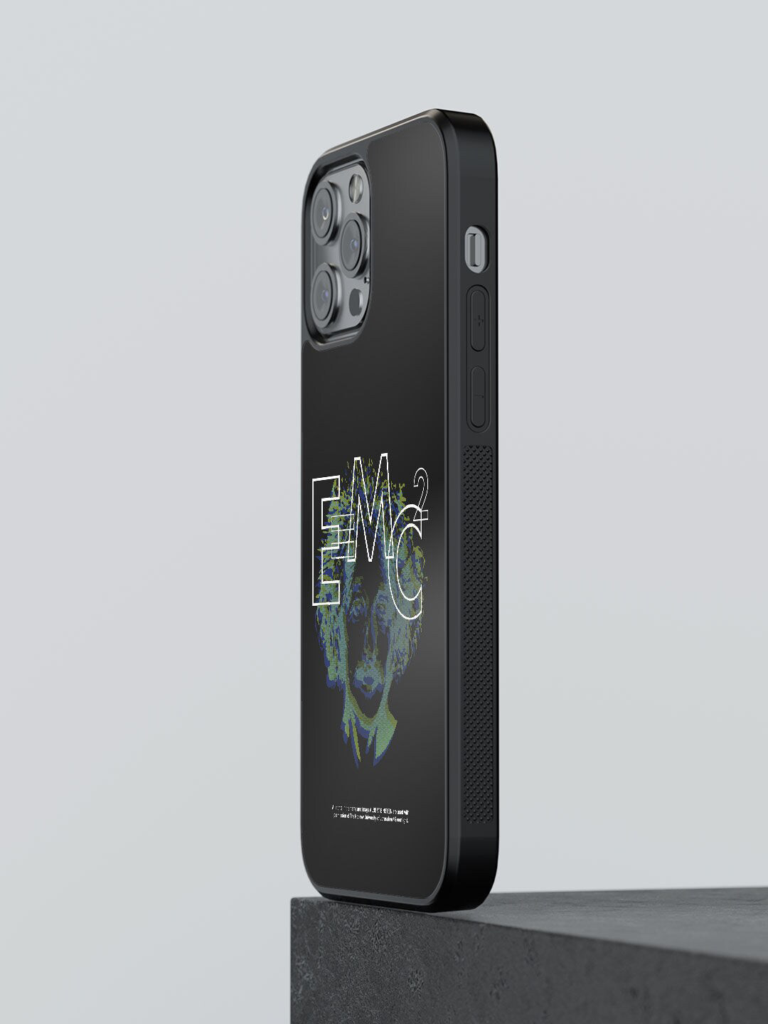 

macmerise Black & Green Mass Energy Equivalence Printed iPhone 12 Pro Bumper Mobile Phone Case