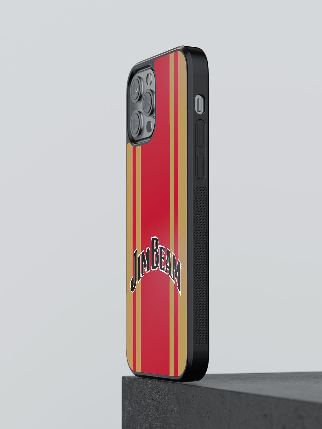 

macmerise Red Printed iPhone 12 Pro Bumper Phone Back Case