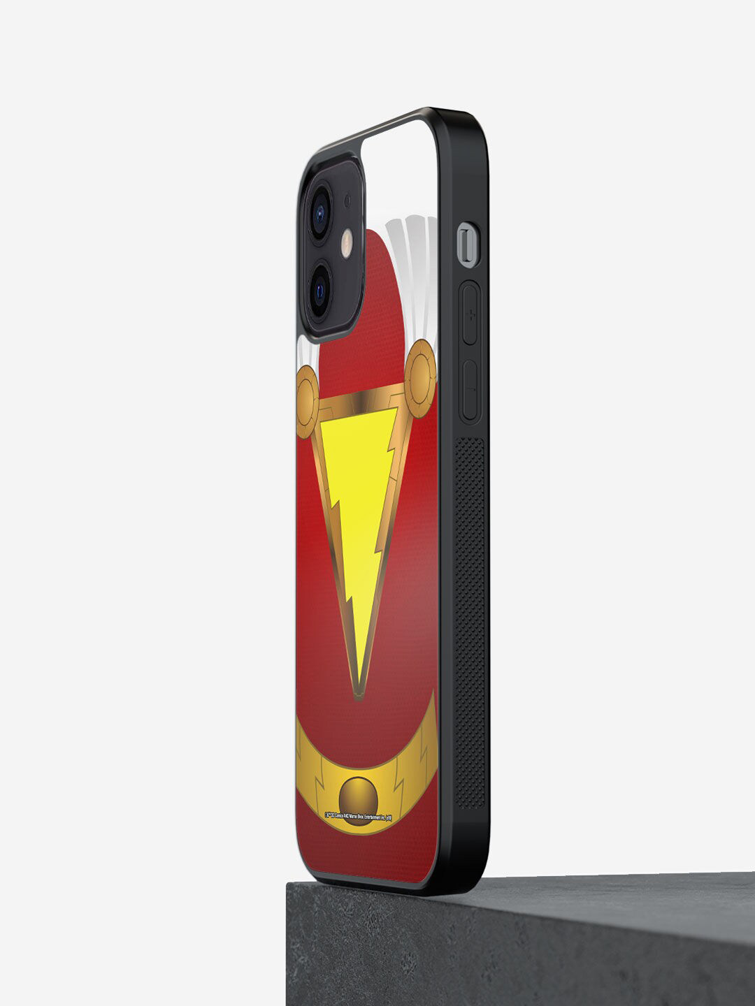 

macmerise Red & Yellow Printed Suit up Shazam Design iPhone 12 Mini Bumper Phone Back Case