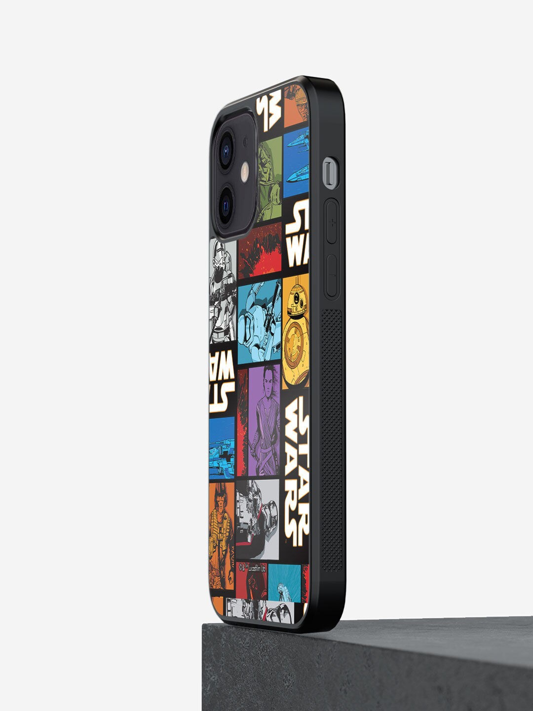 

macmerise Black & Blue The Force Awakens iPhone 12 Mini Bumper Mobile Phone Case