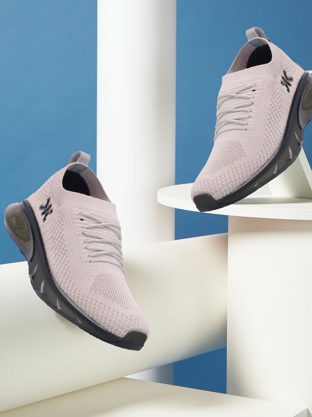 

Killer Men Grey & Black Perforations Sneakers