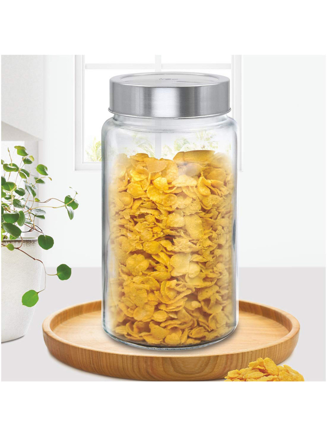 

Treo Transparent Radius Storage Jar 1L