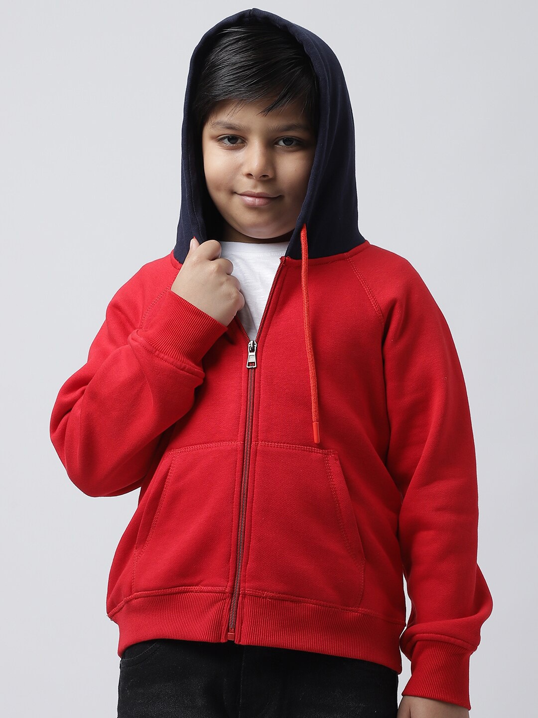 

Rute Boys Red Hooded Sweatshirt