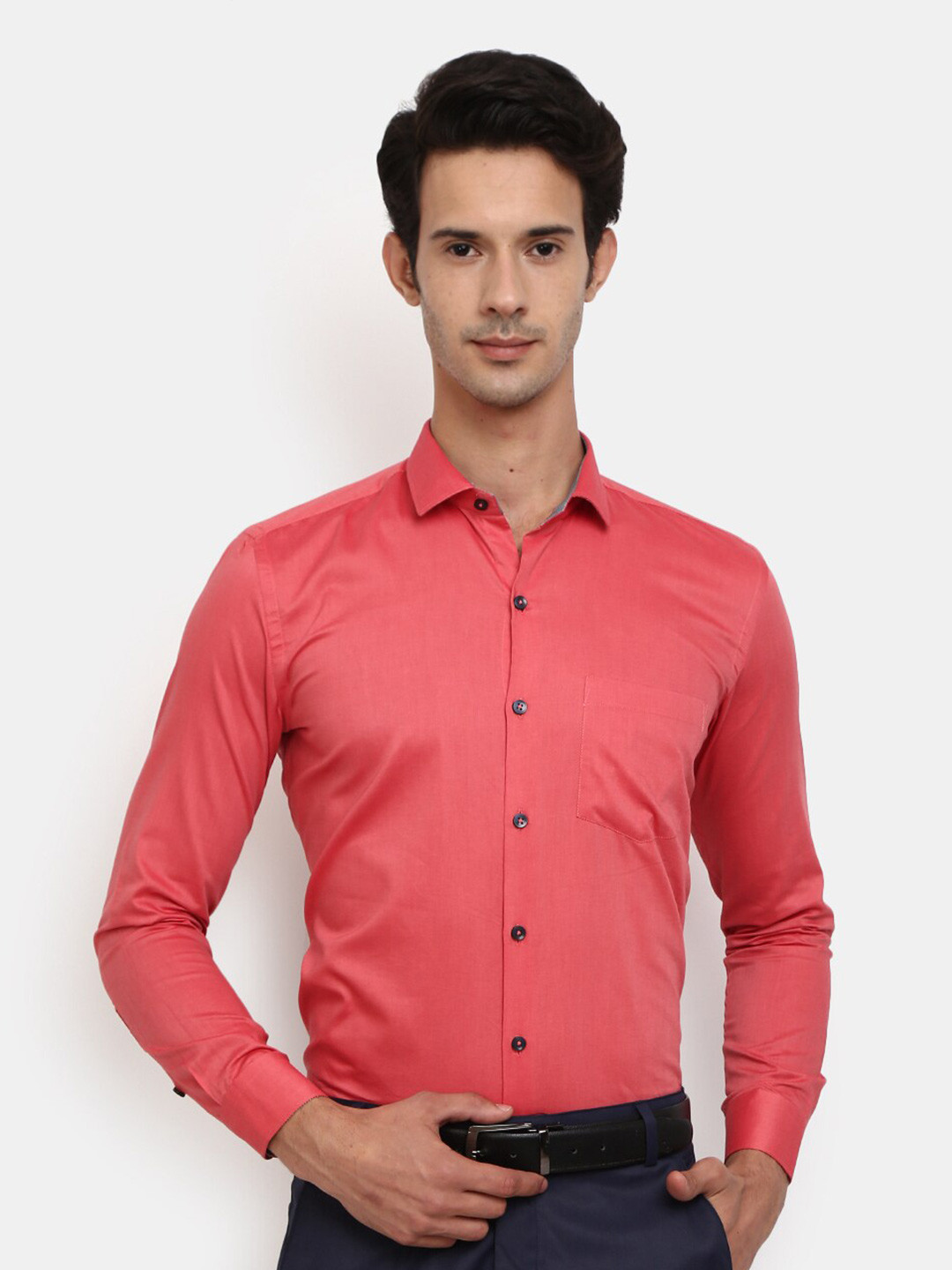 

J White by Vmart Men Red Formal Shirt
