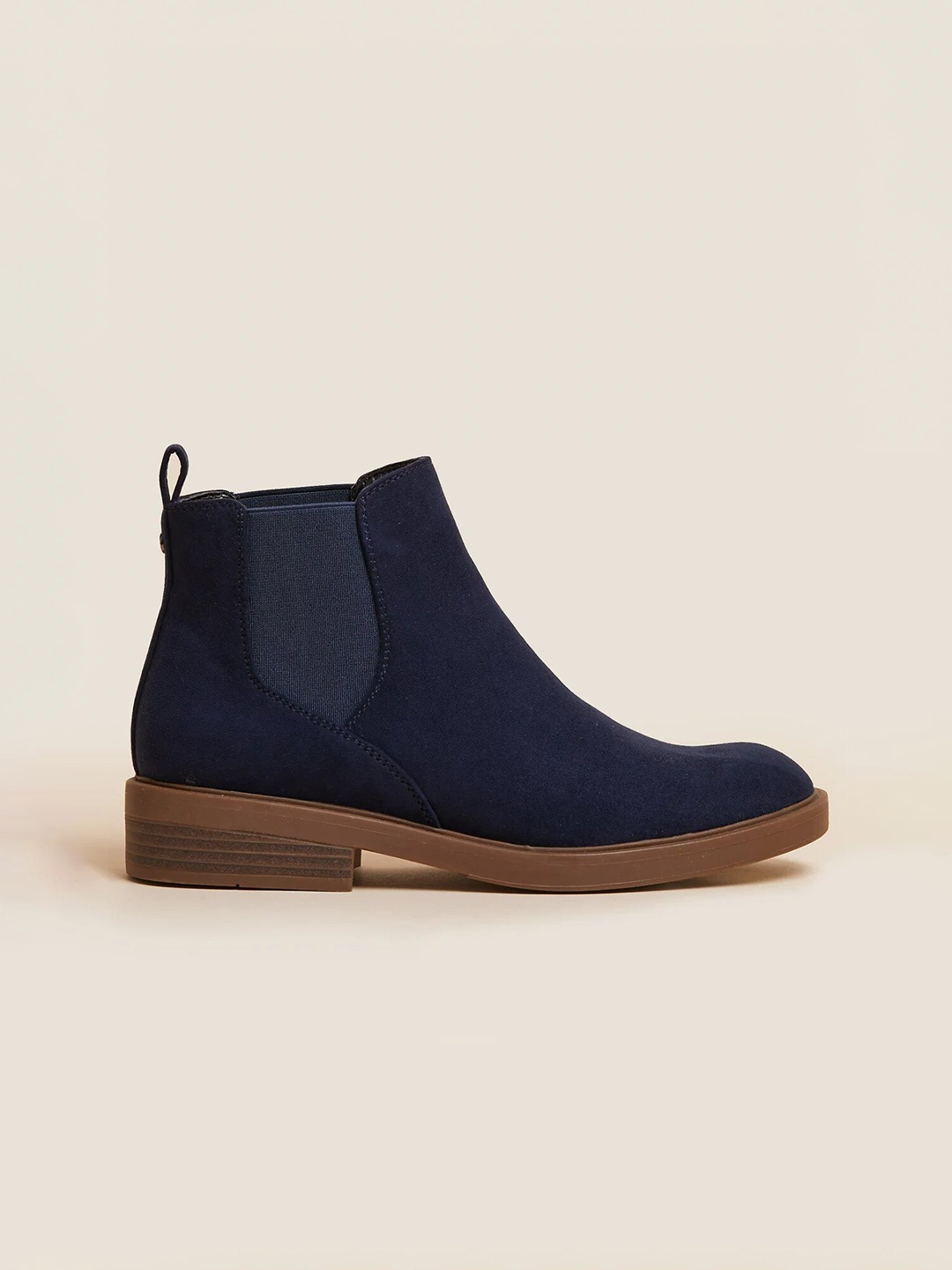 

Marks & Spencer Women Navy Blue Solid Casual Boots