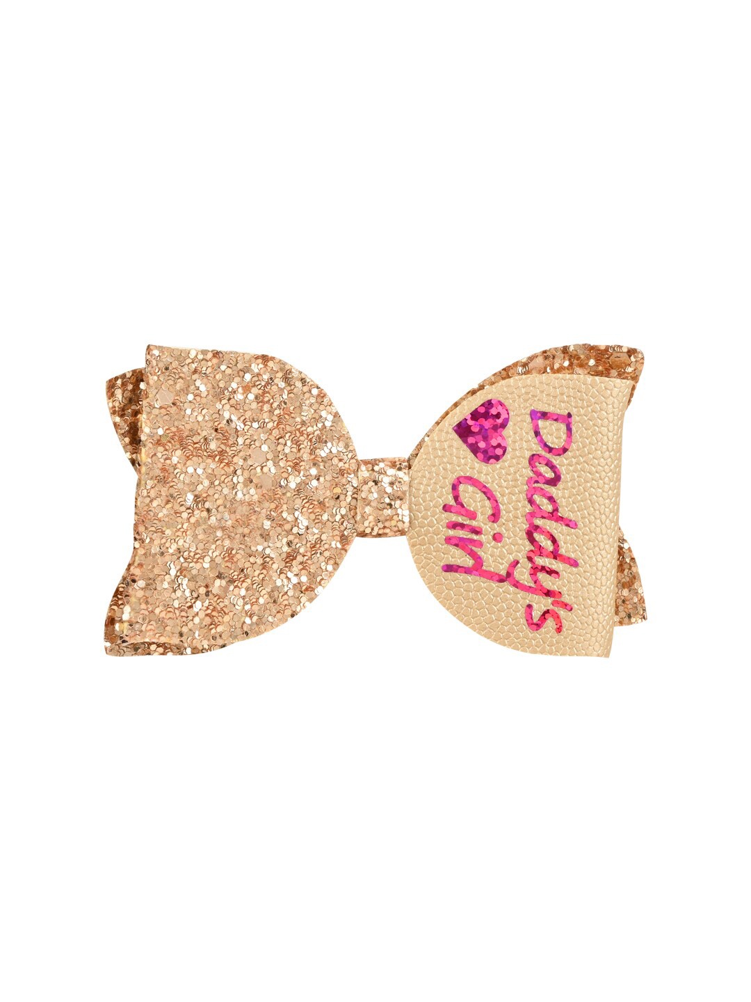 

Aye Candy Girls Gold-Toned Daddy's Girl Bow On Alligator Hair Clip