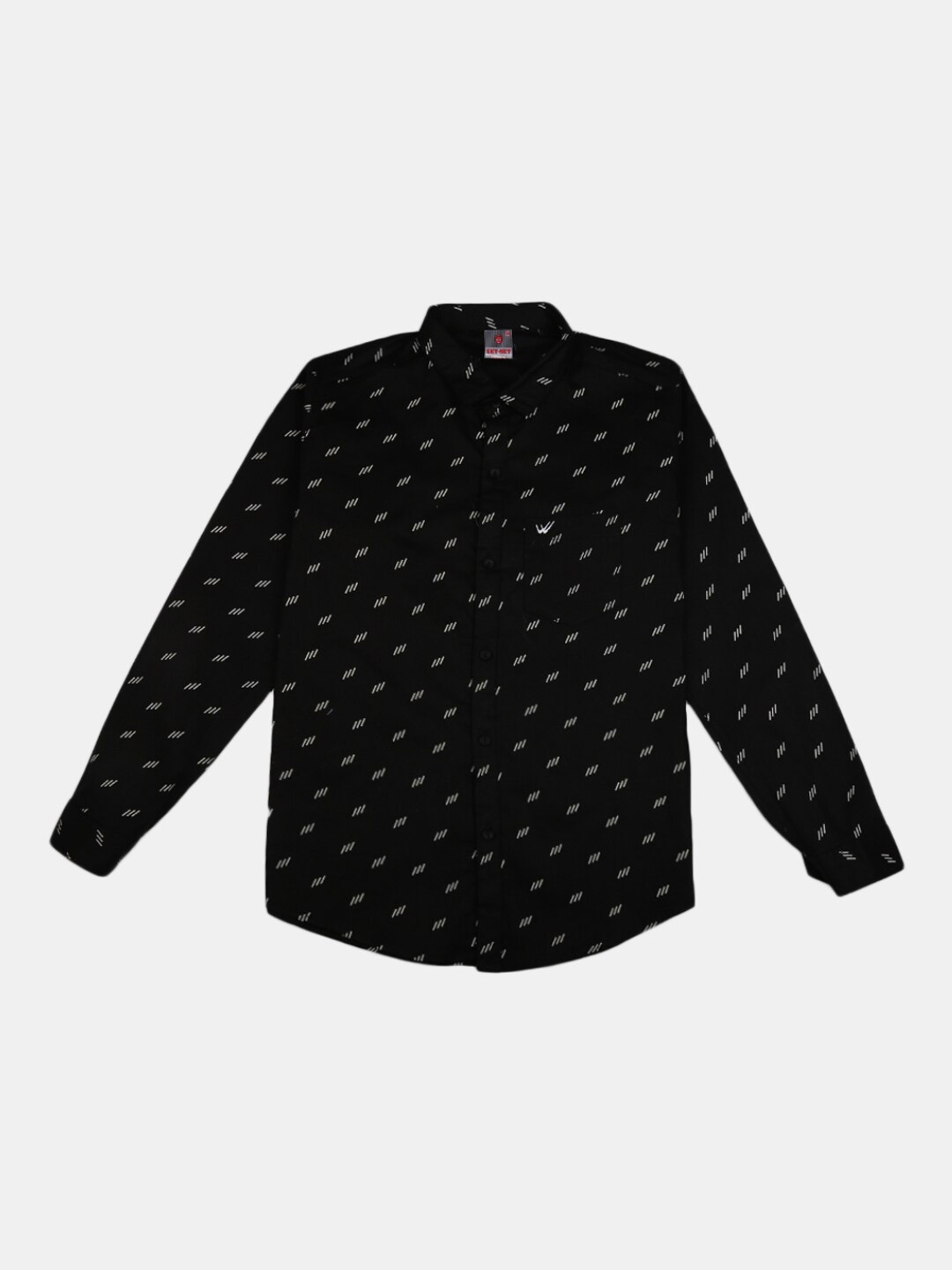 

V-Mart Boys Printed Casual Shirt, Black