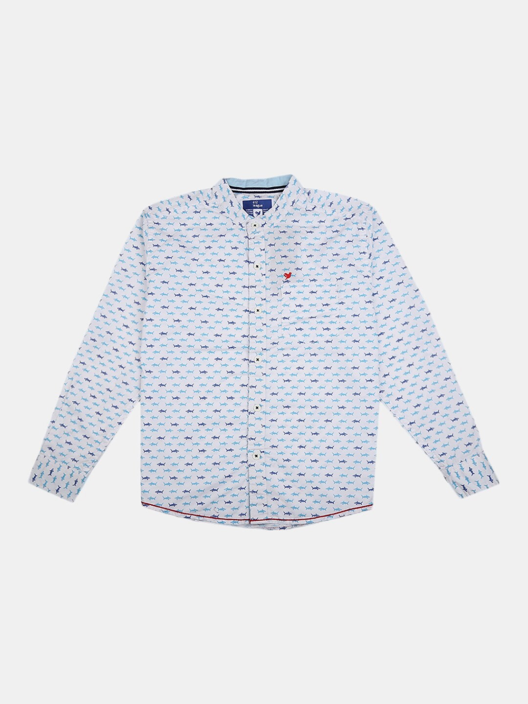 

V-Mart Boys Printed Casual Shirt, White