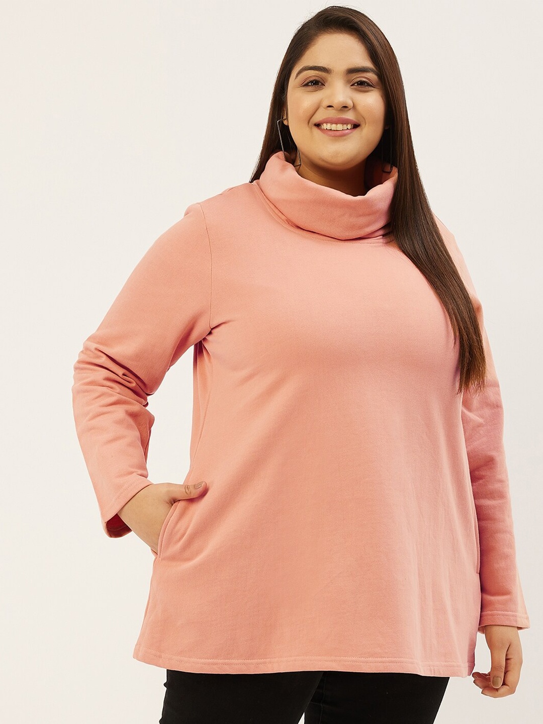 

theRebelinme Women Pink Sweatshirt