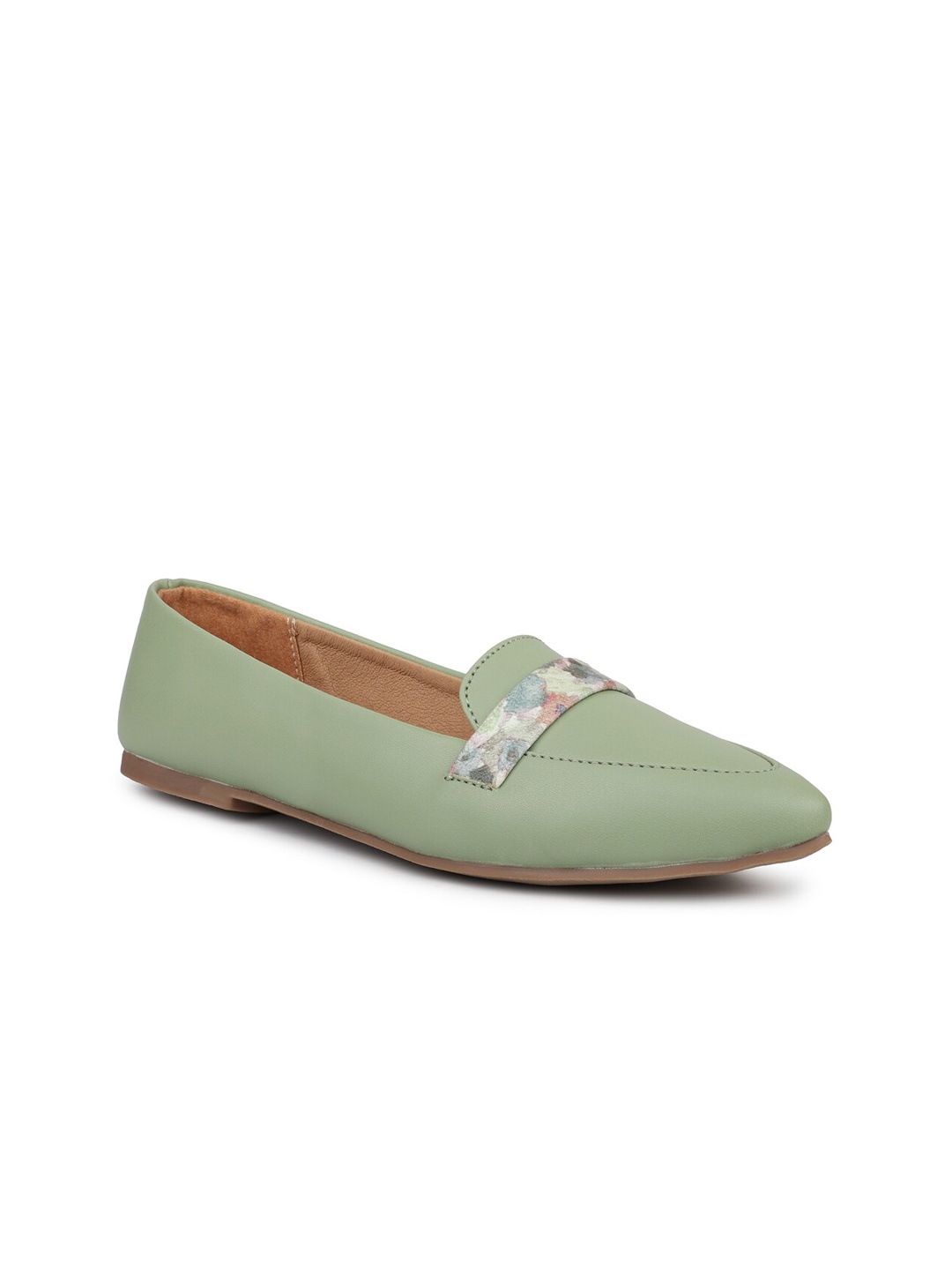 

Inc 5 Women Green Ballerinas Flats